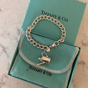 Tiffany & Co. Sterling Silver Watering Can Charm Bracelet - Vintage & Rare
